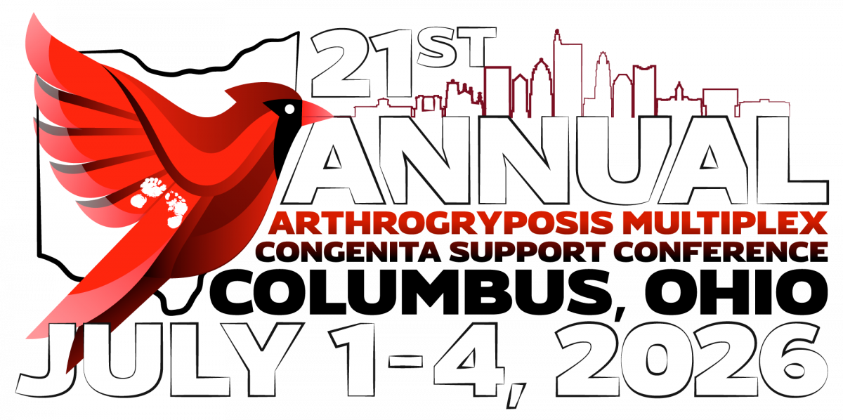 AMCOH26 logo design for Arthrogryposis Multiplex Congenita Support, Inc. 21st Annual AMCSI Conference in Columbus, Ohio