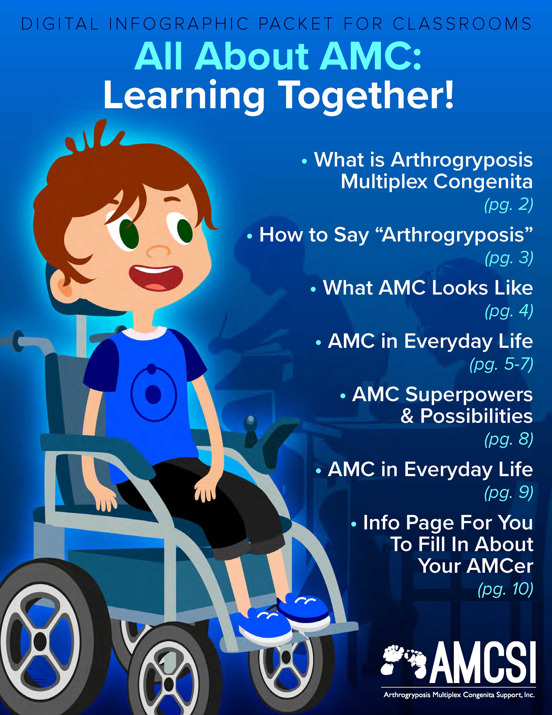 AMCSI All About AMC: Learning Together Information Packet for Children & Schools